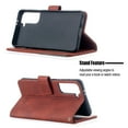 thumbnail image 4 of Dteck Case For Samsung Galaxy S21 Plus 6.7-inch,Magnetic PU Leather Luxury Card Holder Pocket Case Shockproof Full Protective Kickstand Hybrid Flip Cover,Brown, 4 of 6