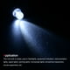 thumbnail image 5 of Uxcell Bombilla LED Base de Tornillo E10 Cúpula Redonda Mini Luz Spot 10pcs Blanca, 5 of 6