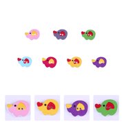 USHOBE Small Buttons Handmade Wood Buttons Craft Projects 100Pcs