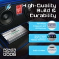 thumbnail image 4 of Hifonics Brutus BG 1000 Watt Class D Monoblock Amplifier with Built-In UV Meter, 4 of 15