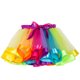 thumbnail image 2 of Falda de tutú con alas para niñas, minifalda de princesa para niños, fiesta de baile, faldas coloridas de tul arcoíris, ropa para niños, Verano, 2 of 4