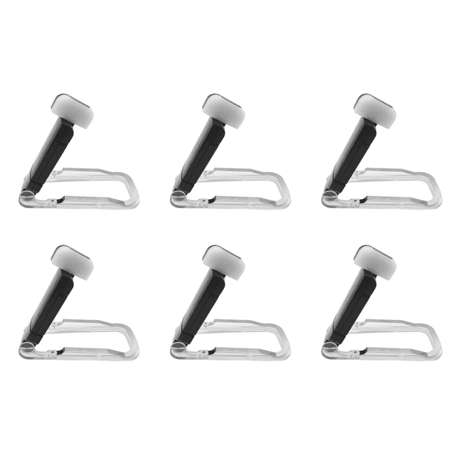 Luz nocturna para lectura de libros - Mini lámpara LED con clip recargable por USB, color negro