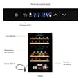 thumbnail image 4 of Cava de Vino Enfriadora 33 Botellas AVERA EV33 2 Zonas Temp Regulable Independiente, 4 of 9