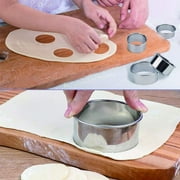 Stainless Steel Cookie Cutter Set, by Windfall (5 Count)