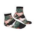 thumbnail image 6 of Salouo Black Cat Pink Bathroom Pattern Unisex Middle Tube Socks,Middle-Finger Knee High Socks Over The Calf Tube Stocking Crew Stockings for Women and Men Tube Socks, 6 of 8