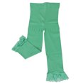 thumbnail image 2 of Wrapables® Toddler Stretch Leggings with Lace Trim, Set of 3 (Green, Black, Lime Green), 2 of 4