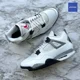 thumbnail image 1 of Ni - ke Size 10.5 - Air Jordan 4 Retro White Cement 2025, 1 of 5