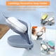 thumbnail image 2 of Bar Soap Holder Leaf Shape - Self Draining Soap Dish for Bar Soap, Decorative Plastic Soap Tray, Soap Box with Suction Cup for Shower Bathroom Kitchen, 2 of 4