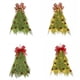 thumbnail image 4 of Injueey Llamador de puerta navideño, luminosa con tira de luces LED – Ideal para Navidad, reuniones y bodas. Kits de decoración para fiestas Lazo rojo no iluminado, 4 of 6