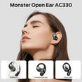 thumbnail image 2 of Monster Open Ear Buds, Wireless Earbuds Bluetooth 5.4 with Clear Talk, Stylish Rotating Case with Lanyard, Type-C Charging, Comfort Fit, 24H Playback, IPX5 Water Resistant Sport Earbuds, 2 of 7