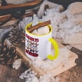 thumbnail image 5 of 3dRose, Dare to Be Different Funny Cows, 11oz Two-Tone Yellow Mug, 5 of 7