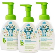 Babyganics Alcohol-Free Foaming Hand Sanitizer, Pump Bottle, Fragrance Free, 8.45 oz - 3 Pack
