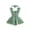 Green, variant on Infant Baby Girl Summer Romper Dress 3 6 12 18 24 Months Cute Flower Sleeveless Tulle Jumpsuit with Headband