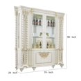 thumbnail image 5 of Curio with Gold Trim Accent, Antique White, 5 of 5