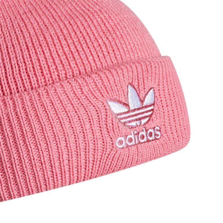 Adidas Trefoil Womens Beanie Size OSFM Color Rose Tone Pink White Walmart
