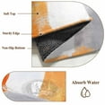 thumbnail image 6 of Round Rugs 6Ft, Burnt Orange Grey Round Area Rug Washable Indoor Throw Carpet, Modern Oil Painted Abstract Art Soft Non Slip Circle Rug for Office Cabinet Home Decor Aesthetic, 6 of 8