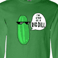 thumbnail image 4 of Inktastic I'm Kind of a Big Dill Pickle with Sunglasses Long Sleeve T-Shirt, 4 of 5
