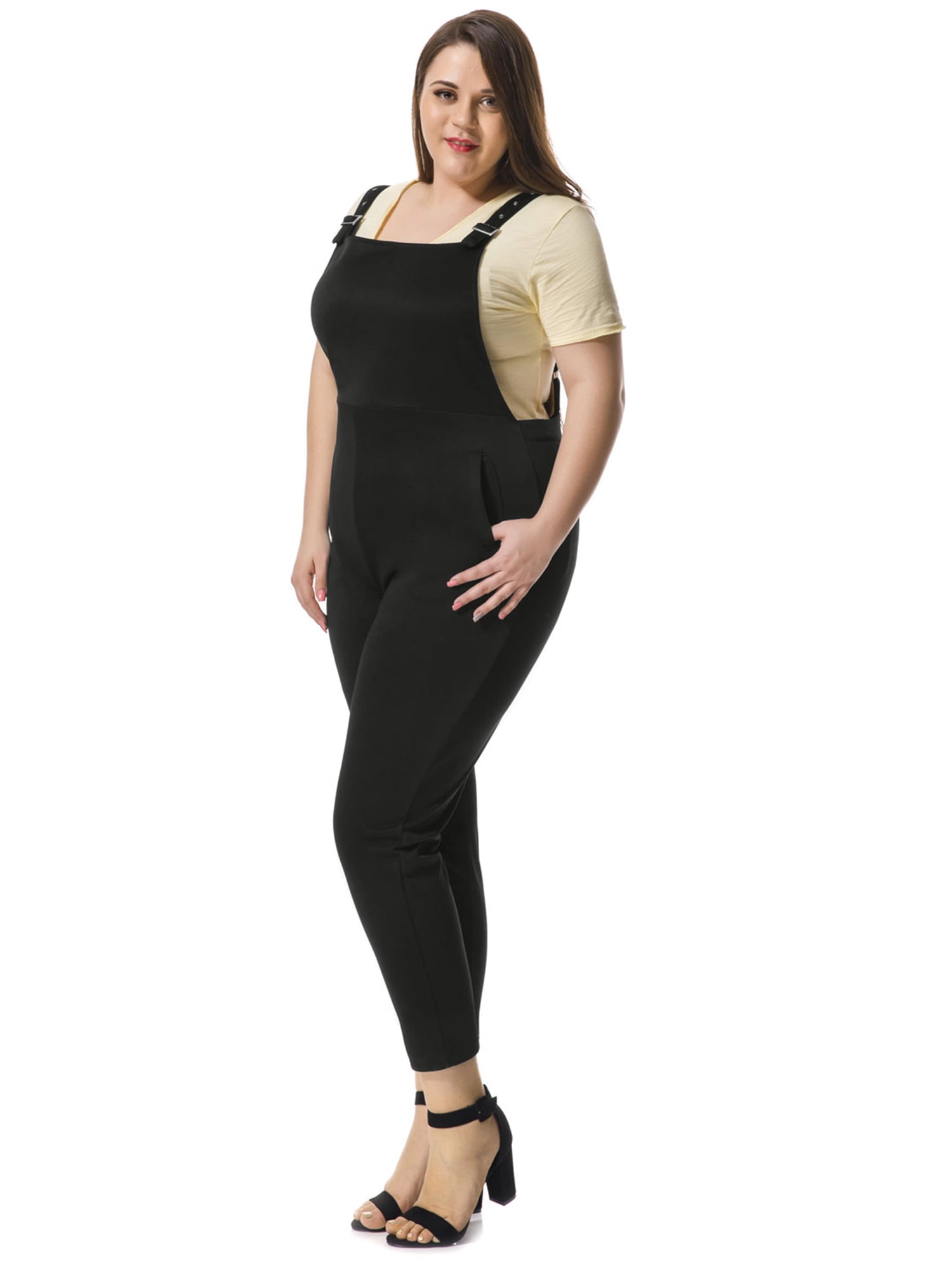 plus size school pinafore dress