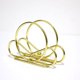 thumbnail image 1 of Xiao Hua Servilletero de metal de diseño simple, vertical y decorativo, para la mesa de la cocina, dorado., 1 of 5