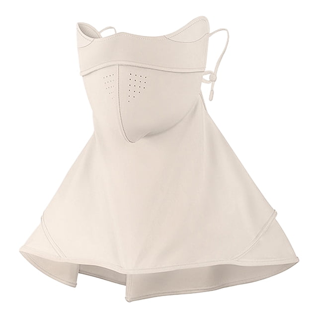 Sun Protection Guard Quick-Drying Fabric Ice Silk Face Guard with Breathable Mesh Cooling Fabric Full Coverage Extended Neck Gaiter Face Guard