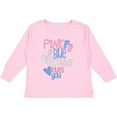 thumbnail image 3 of Inktastic Pink or Blue, Big Brother Loves You Footprints and Heart Boys Long Sleeve Toddler T-Shirt, 3 of 5