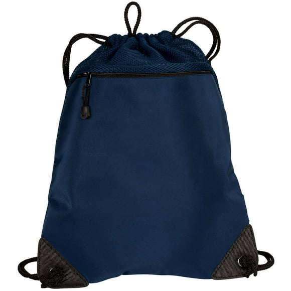 Port Authority® - Cinch Pack con ribete de malla. BG810 Autoridad Portuaria BG810