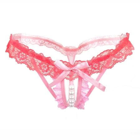 

yotyukeb Pajamas For Women Underwear Women Thong Bragas Panties Thong Lace Word Pants Ladies Briefs