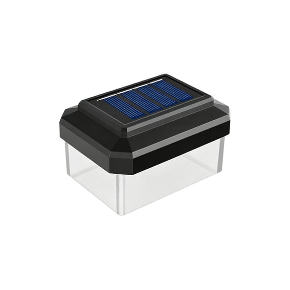 Solar Post Cap Lights Outdoor, 1Pcs Fence Post Solar Lights for Wood/Vinyl Posts, with Warm Light Mode, Waterproof Fence Deck Light for Garden Patio Yard Deck Porch