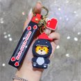 thumbnail image 4 of Neinkie Tiger Keyring Corrosion Resistant Anti-oxidation Special Collections Building Blocks Tiger Doll Pendant for Decor, 4 of 8