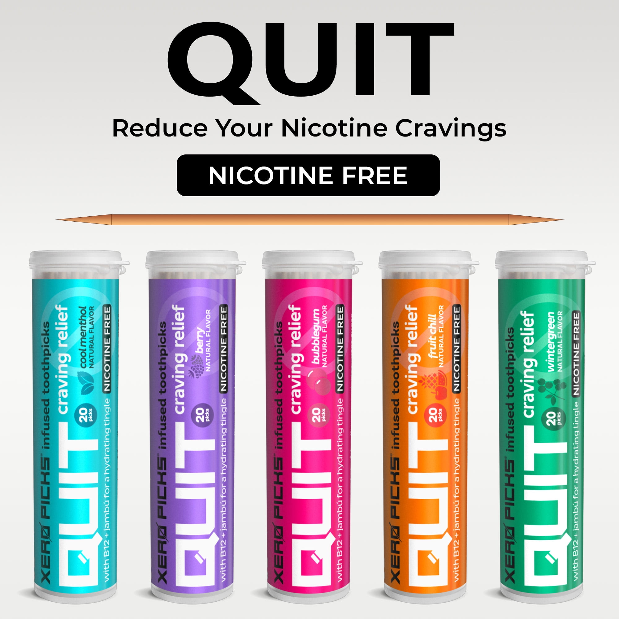 Xero Picks Quit Variety Nicotine Free Craving Relief Infused