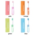 thumbnail image 3 of Travel Toothbrush 8Pcs, Portable Folding Toothbrush, Mini Adult Toothbrushes, Individually Wrapped, for Hiking School Camping, Random Color, 3 of 6
