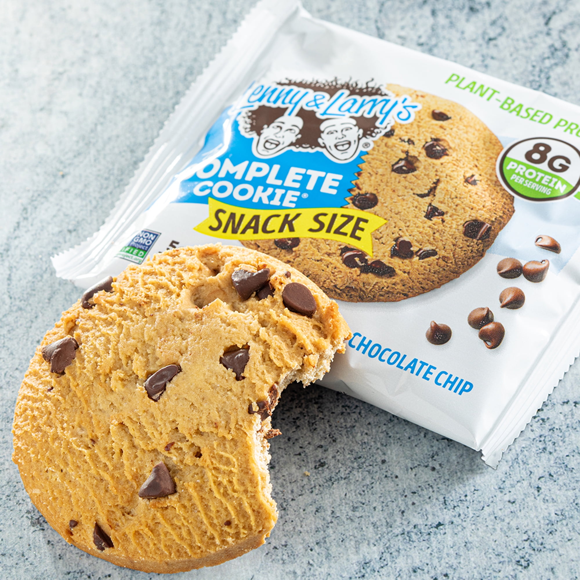 Lenny & Larry's Complete Cookie Bundle - 12 Double Chocolate (16g Protein) & 12 Chocolate Chip (8g Protein), Vegan & Non-GMO