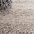 thumbnail image 6 of SAFAVIEH Montauk Karlene Geometric Cotton Runner Rug, Ivory/Steel Grey, 2'3" x 16', 6 of 8