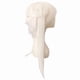 thumbnail image 2 of Peluca corta blanca para cosplay de 50 cm para personajes de anime, 2 of 3