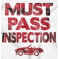 thumbnail image 2 of Pass Inspection Car Mechanics Humor Men's Graphic T Shirt Tees Brisco Brands S, 2 of 5