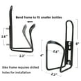 thumbnail image 2 of Bike Water Bottle Holder with Bottle Bike Water Bottle Holder Carrier Bicycle Drink Container Cage Bracket 2 Pack Bike Bottle Holder with Water Bottle Water Bottle for Bike with Holder, 2 of 4