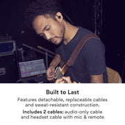 MEE Professional MX1 PRO Dynamic Driver Musicians In Ear Monitor Headphones with Balanced Sound