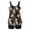 Black, variant on Womens Tankini Swimsuits with Shorts Two Piece Tummy Control Bathing Suits High Neck Swimwear