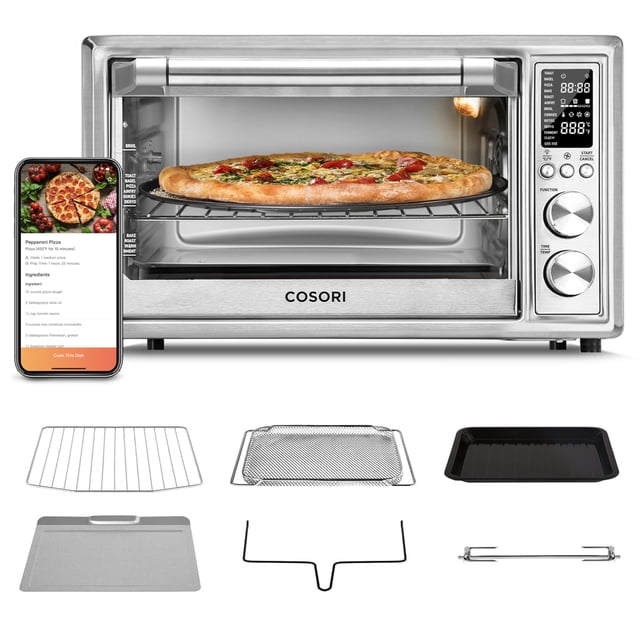 Horno tostador Air Fryer COSORI 32Qt 13 en 1 con aplicación y control por voz