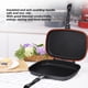 thumbnail image 1 of Sartén de barbacoa portátil de doble cara, sartén Flip Herramienta de cocina antiadherente para barbacoa Utensilios de canti-escaldado Sartén Parr Cocina Fugacal NO, 1 of 7
