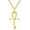 Gold, variant on Ankh Cross Necklace 925 Sterling Silver Egyptian Jewelry for Men Women