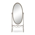 thumbnail image 2 of Linon Clarisse Large Oval Cheval Mirror with Metal frame, Multiple Colors, 2 of 7