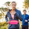 thumbnail image 4 of HWJIANFE Riñonera deportiva impermeable, riñonera para el vientre, bolsa para cinturón para correr y correr (rojo), 4 of 8