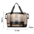 thumbnail image 3 of CASAFUN Large Hobo Bags for Women Men, Crossbody Bag Workout Bags Mini Duffle Bag Travel Tote Bag Sport College Waterproof Daypack Bag, 3 of 8