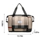 thumbnail image 3 of Bolsa de Viaje Plegable Tipo Duffel, Bolso de Mano, Equipaje Deportivo, Bolsa de Fin de Semana para Mujeres y Niñas, 3 of 7