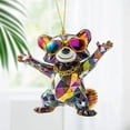 thumbnail image 5 of UYUH Monkey Ornaments Hanging Decor Colorful Animal Car & Bag Charms, Cute Home Decor Gift, Durable Resin Animal Figures for Christmas Birthdays, All Ages Room Decoration Accessories, 5 of 7