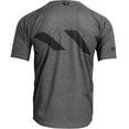 thumbnail image 2 of Thor Men's Charcoal Heather MTB Mountian Bike Jersey, XS, 2 of 2