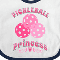 thumbnail image 4 of Inktastic Pickleball Princess Cute Girls Baby Bib, 4 of 4