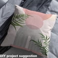 thumbnail image 2 of Homewish Black Stripes Lines Fabric by the Yard 3 Yard,Modern Geometric Circular Sewing Fabric,Pink Green Room Decor Fabric by the Yard For Adult,Luxury Bedroom Decor, 2 of 6
