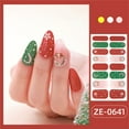 thumbnail image 4 of Holiday Nails Art Stickers Christmas Santa Designs Nails Decals for Nails Decoration Festive Nails Accessories, 4 of 8